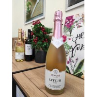 Шампанское безалкогольное с ароматом Litchi RimussRosato розовое сухое 0,750 мл 