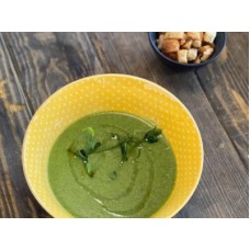 Крем-суп из брокколи со шпинатом Vegan + GF